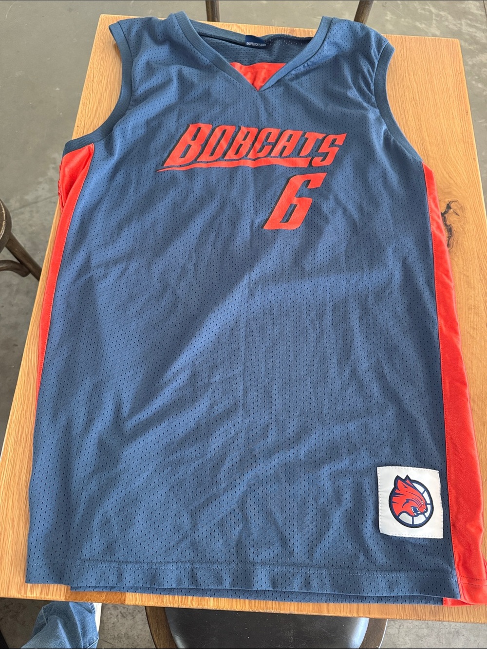 Vintage Charlotte Bobcats sixth man jersey